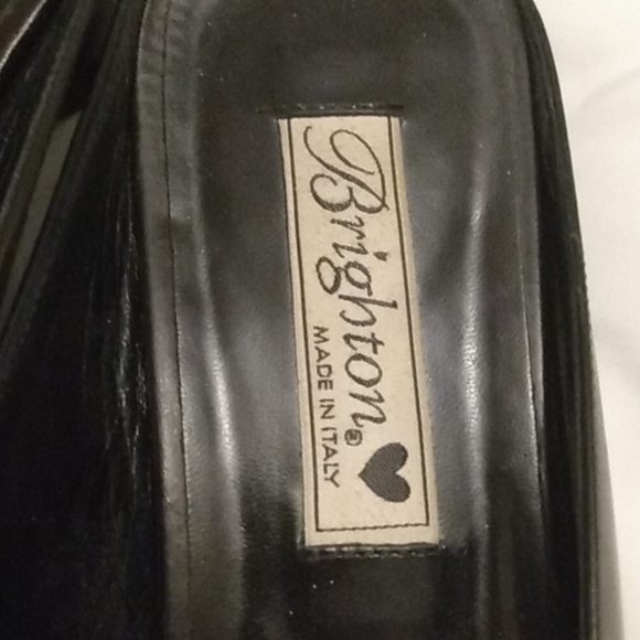 Brighton leather shoes, sz. 9 1/2. - Picture 3 of 12